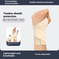 Adjustable breathable athletic wristguard for sports support in black and skin colour options.