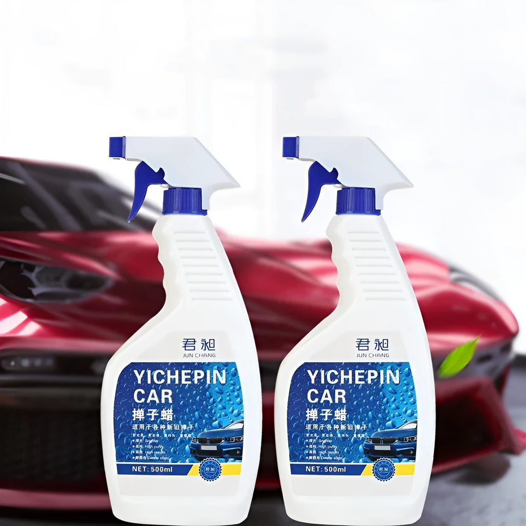 500ml car duster wax spray container for paint maintenance with glazing and oxidation resistance