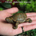 Realistic handcrafted resin turtle ornament for garden and indoor decoration