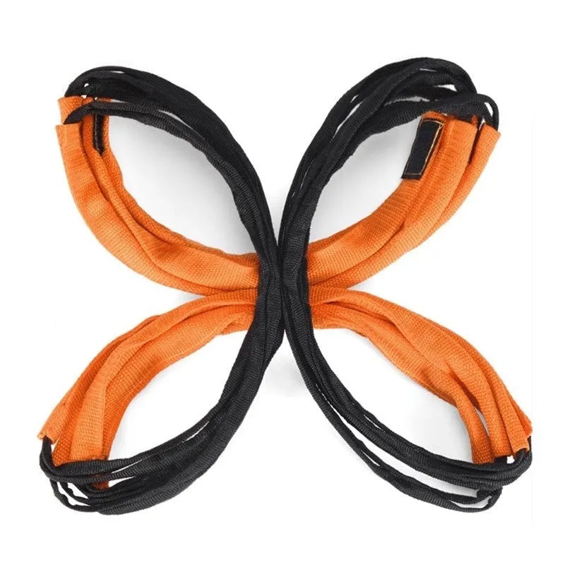 Plastic butterfly agility ladder set for youth fitness training with jump grid