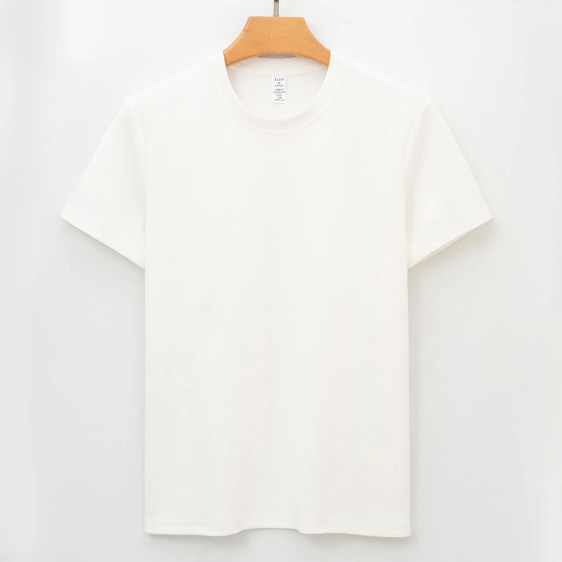 Men's antibacterial quick drying short sleeve shirt in straight cut pullover style