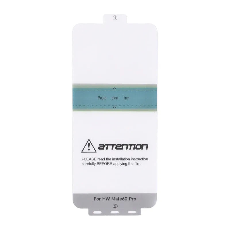 TPU screen protector for Huawei Mate60 and Mate60Pro phones with anti-fingerprint surface