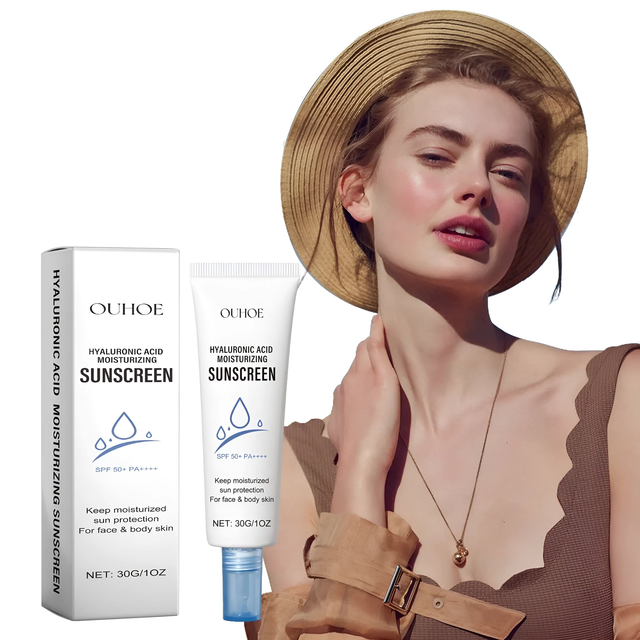 30g moisturising protective lotion with UV isolation for body care