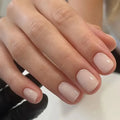 Plastic nail art set in solid colour MY119 showing complete components with all-match armour design