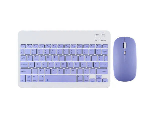 Bluetooth keyboard for tablets and PCs in various colours including white, green, and pink