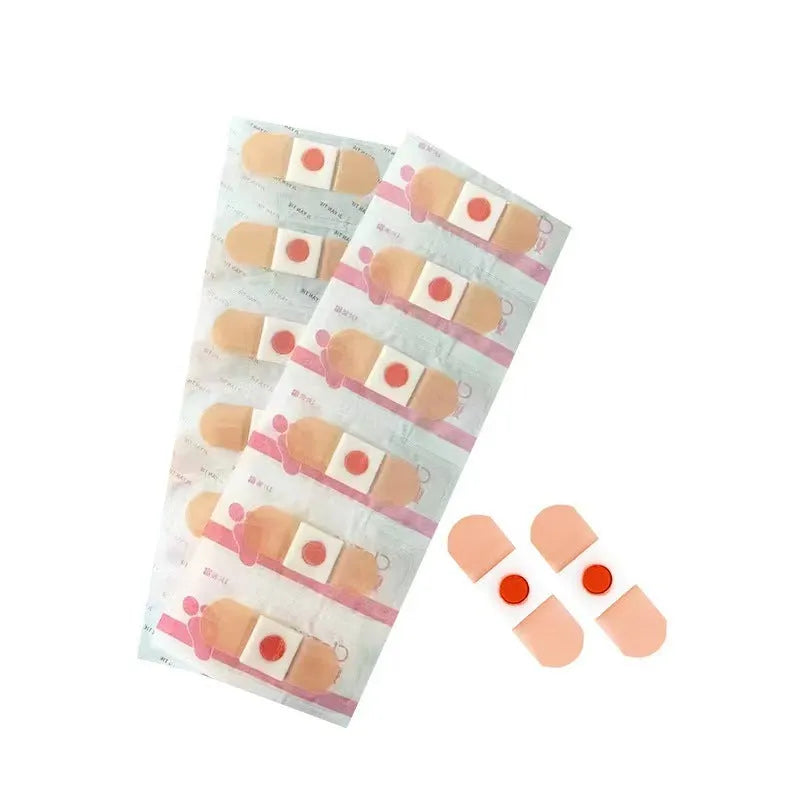 Non-woven corn removing adhesive foot patches for sports and foot care.