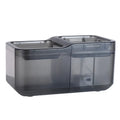 Intelligent pet cat automatic water dispenser in black, 2.8L capacity, ABS material, compact size 268x144x132mm