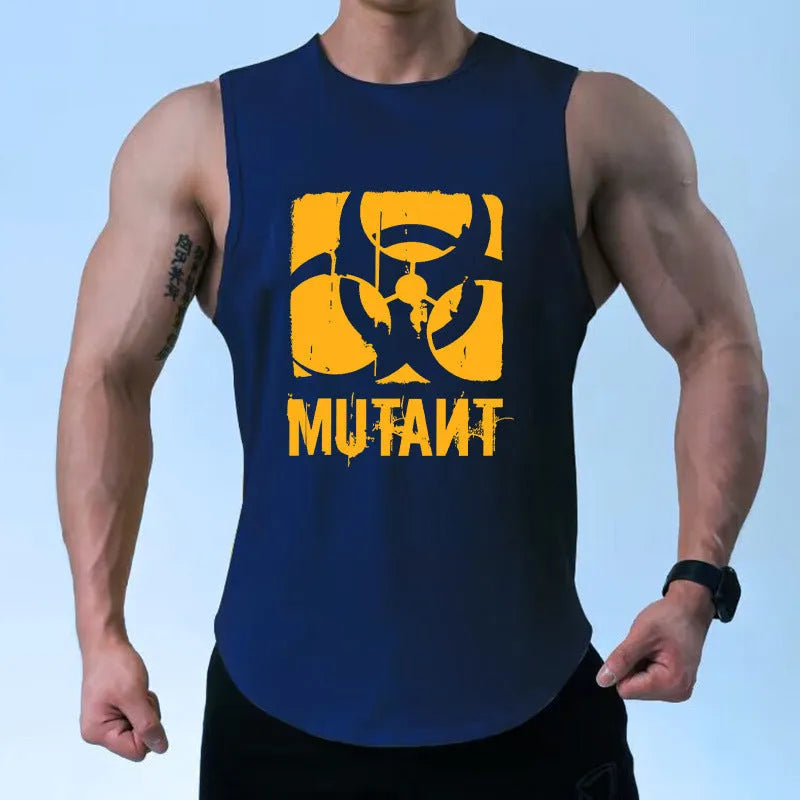 Loose fit polyester training waistcot in multiple colour options including semicircle designs