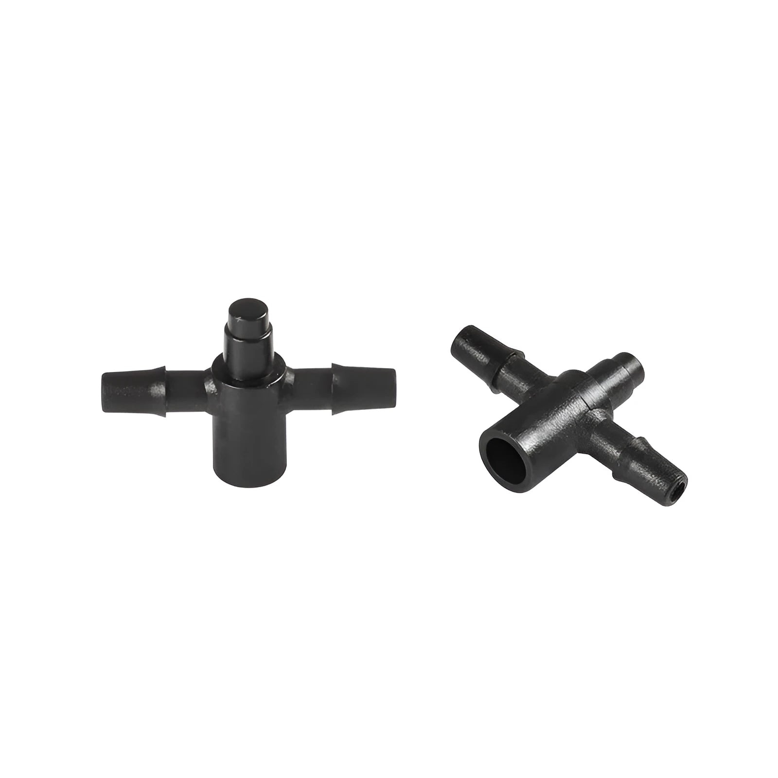 PE tee water distributor for micro spray garden irrigation system