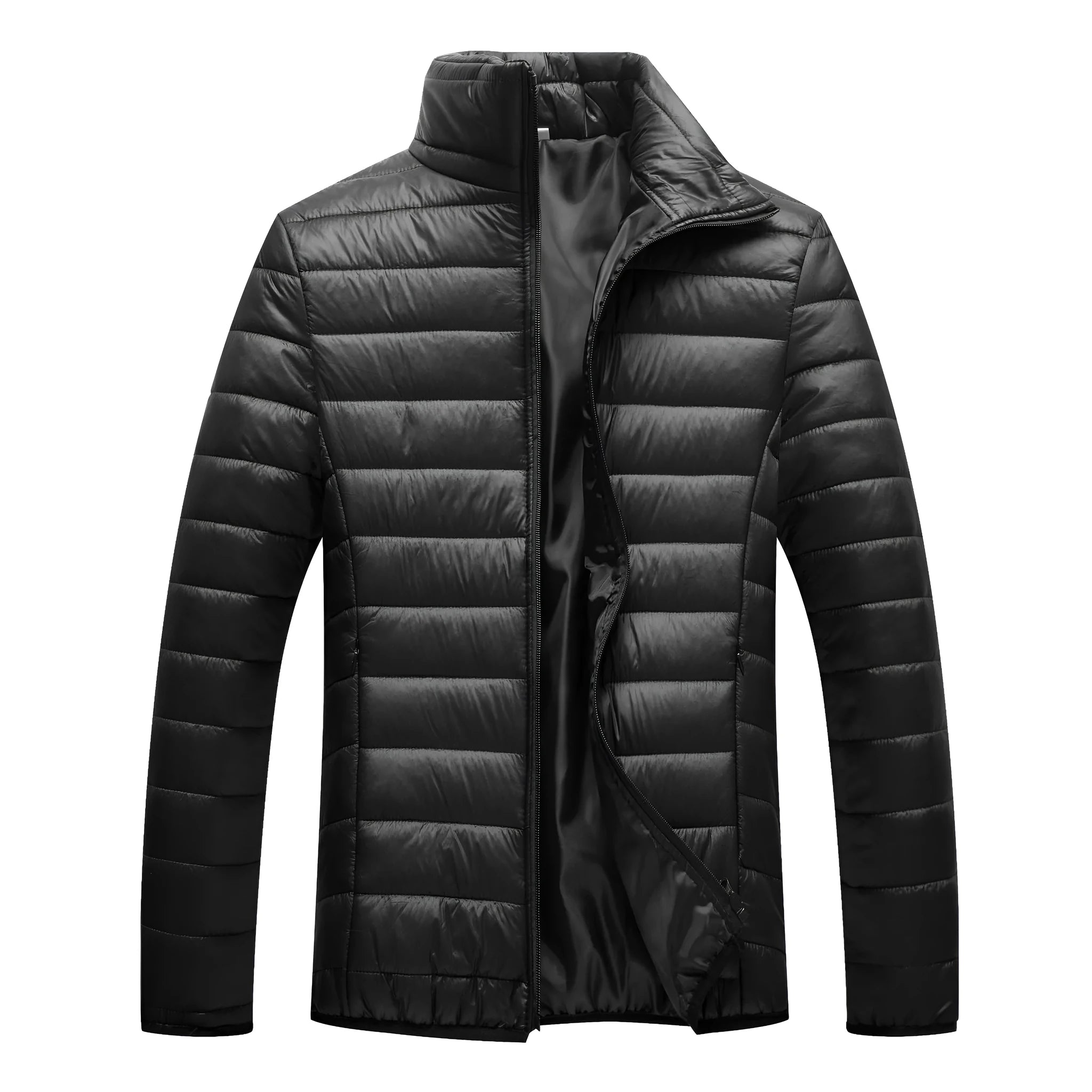 Men's cotton padded hooded cardigan jacket in thickened style with cotton filler, available in multiple colours