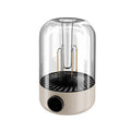 Charging LED camping tent ambience lamp with tungsten and SMD modes, 140x95mm, beige colour option
