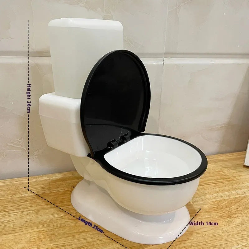 White plastic cat water fountain with automatic flow, non-electric gravity design for indoor pets