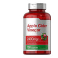 Bottle of apple cider vinegar capsules containing 150 tablets as dietary supplement