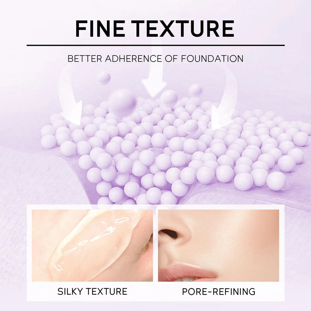 30g tube of colour correcting makeup primer showing green, pink, and purple shades