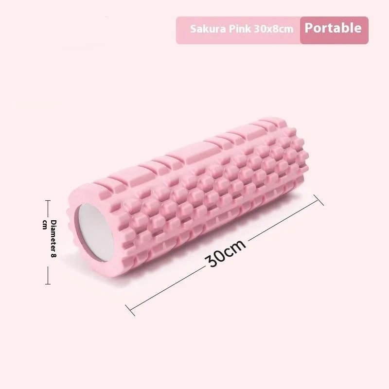 A solid-colour EVA foam roller for fitness and muscle massage, shown in one of the available sizes.