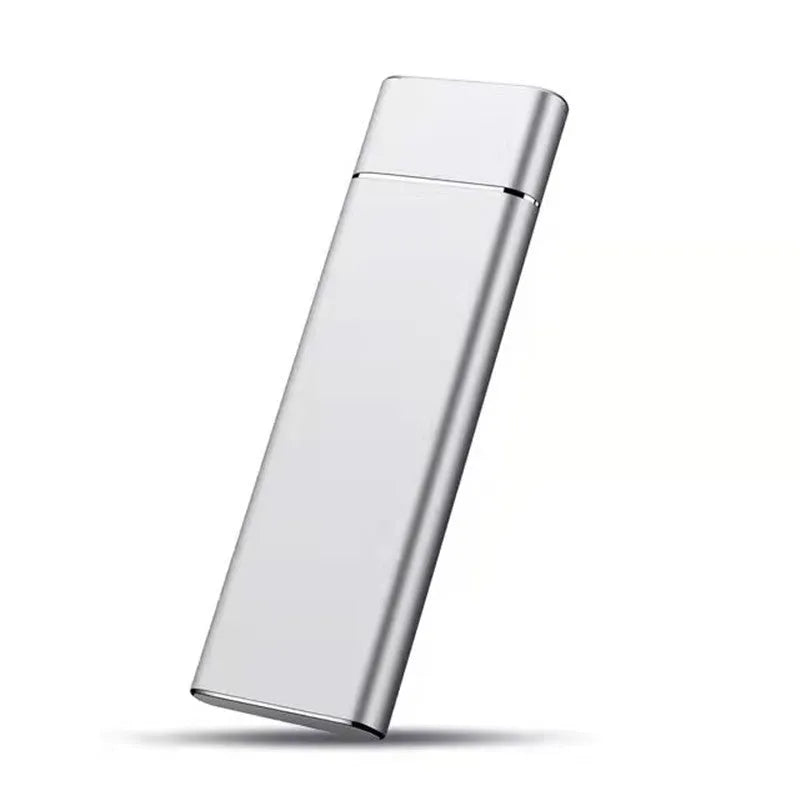 SSD mobile hard disk with metal shell in five colour options showing ultra-thin design and 6TB capacity