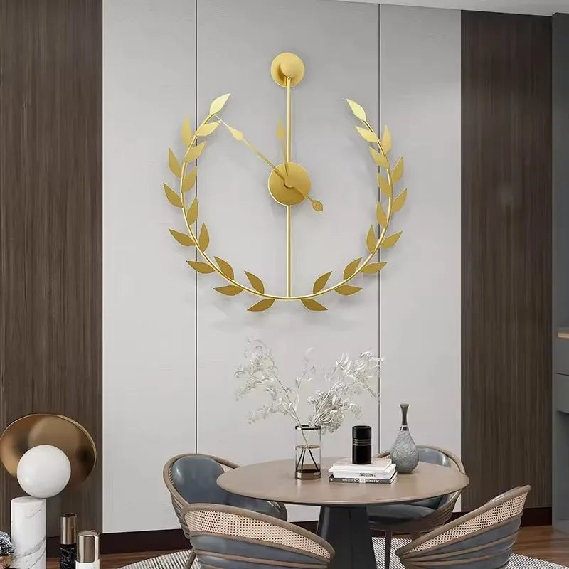 Round metal dial wall clock in WM463 colour, 50x50cm size, with sweep movement