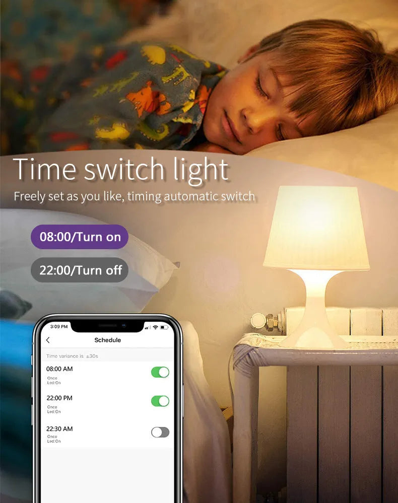 GU10 smart spotlight with RGBCCT colour mixing and WiFi connectivity for voice control