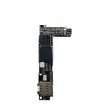 Silver-coloured Apple iPhone logic board spare part for iPhone 12 series phones.