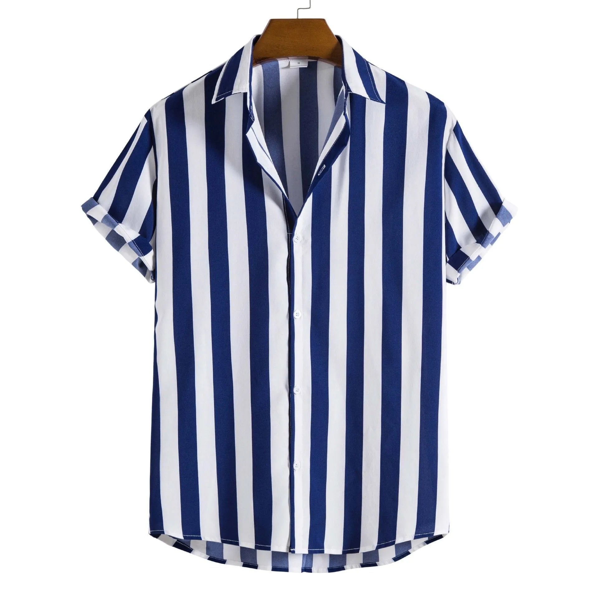 Cotton blend polo shirt with printed letters in loose fit short sleeve design