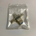 Silver zinc alloy multi-functional card reader with USB 2.0 and Lightning Type-C Micro USB interfaces