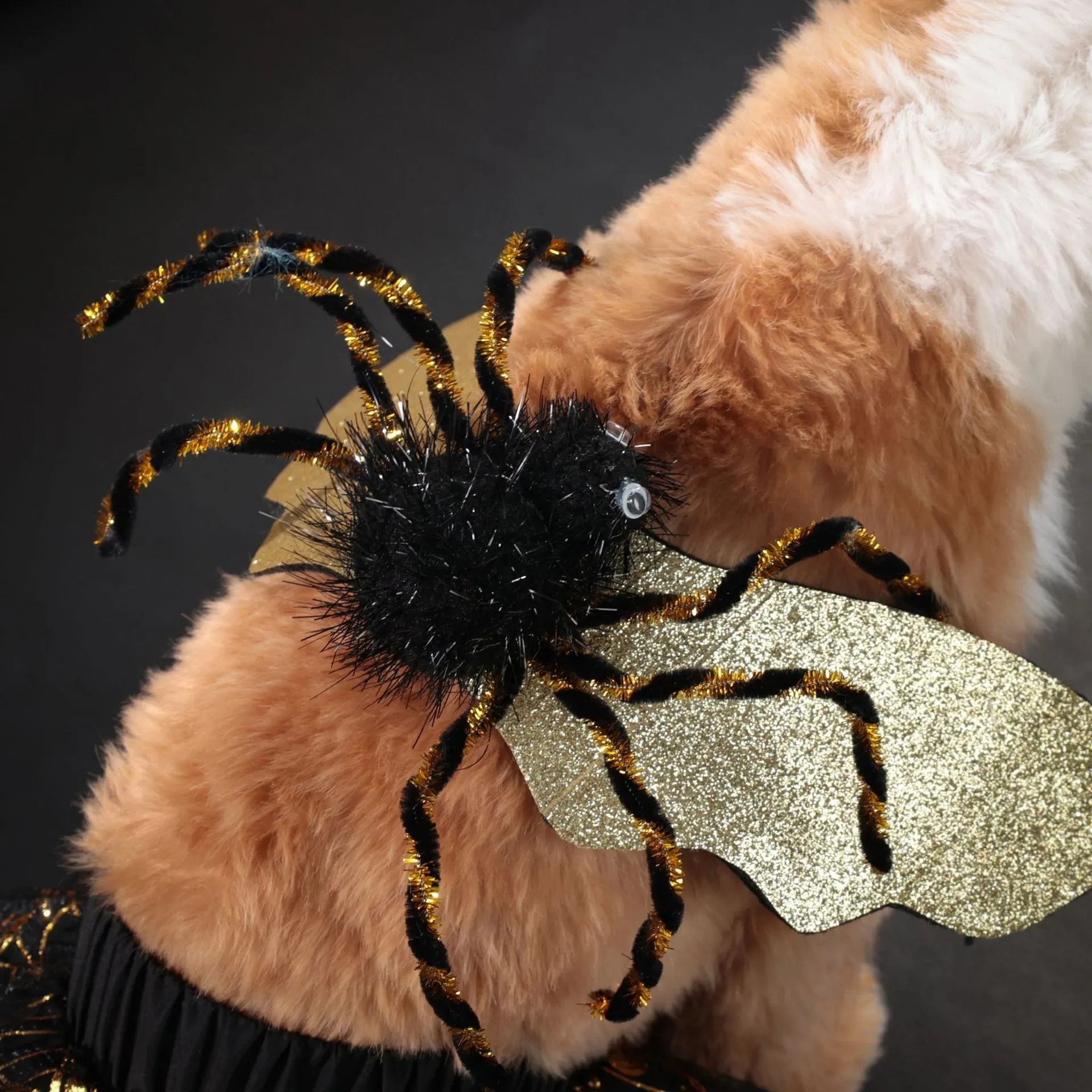Halloween dog costume suit in polyester fabric available in sizes S, M, L, and XL