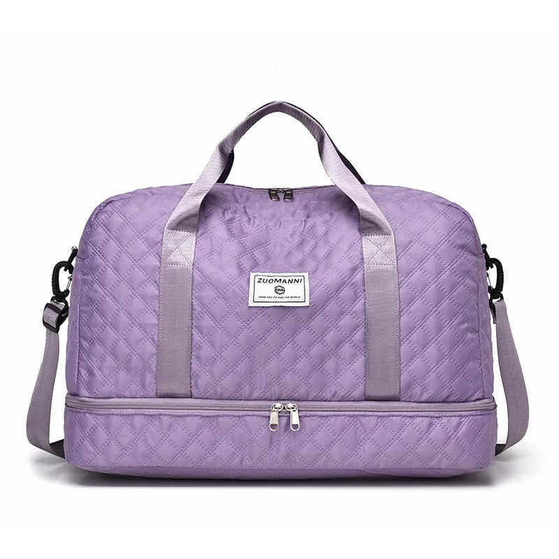 Large capacity Oxford cloth travel bag in multiple colour options with 36-55L storage space