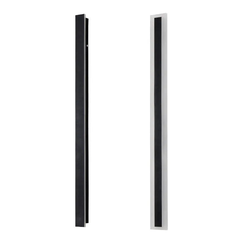 150cm outdoor LED strip wall lamp with wrought iron shell and IP65 waterproof rating for garden lighting