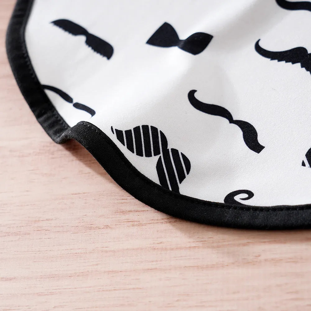 White polyester casual pet clothing for a beard dog, available in sizes S to XXL