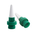 Green ceramic automatic water seepage device for plant irrigation with cola bottles