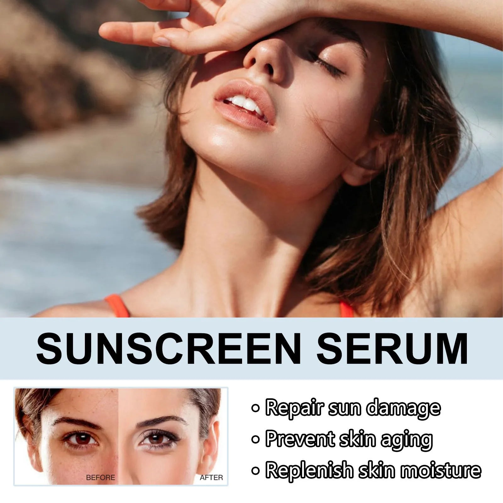 30g moisturising protective lotion with UV isolation for body care