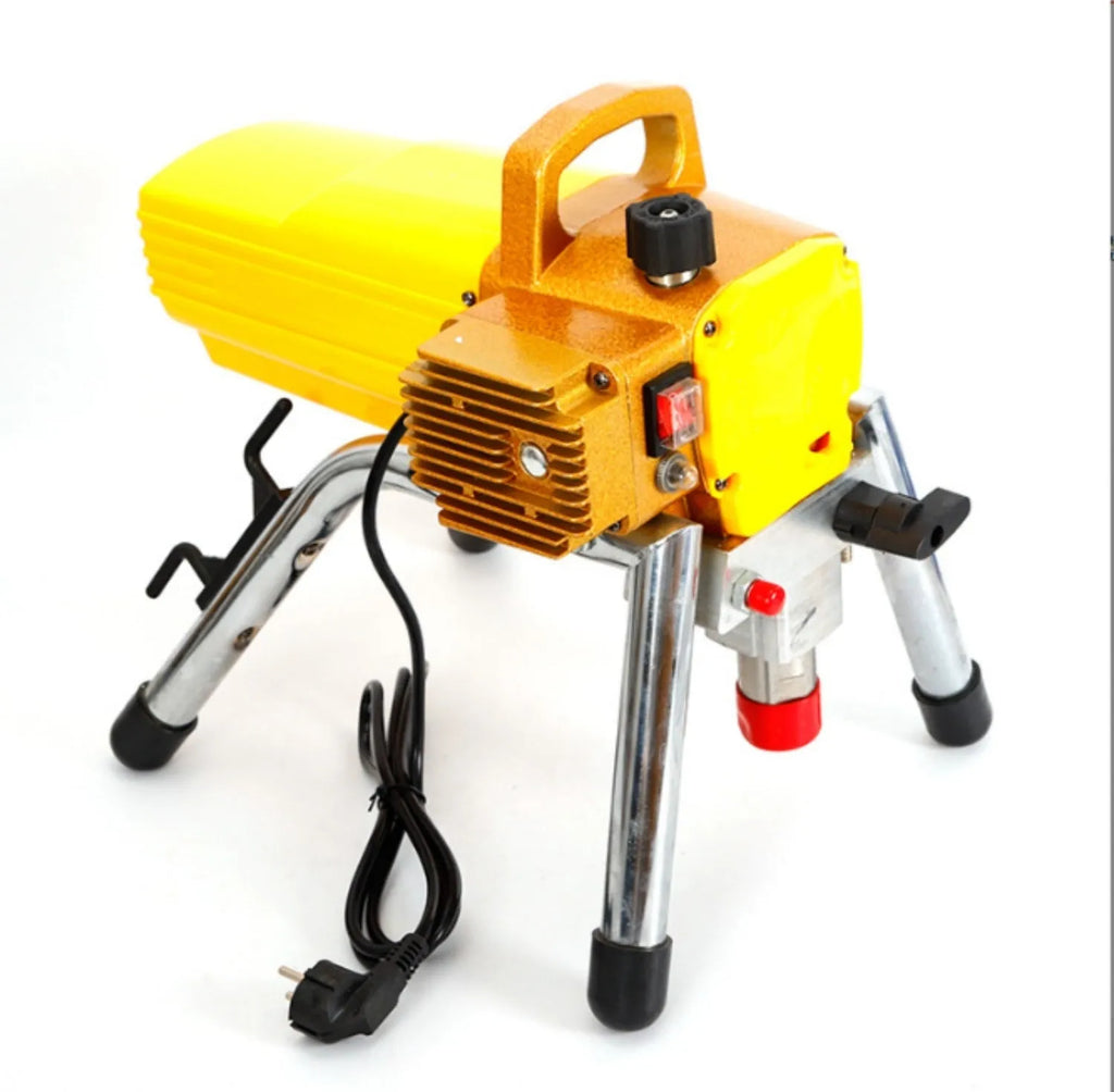 Blue portable electric airless spraying machine with spray gun and 50cm extension rod
