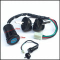 Waterproof electric door lock for vehicles with multiple wiring configuration options