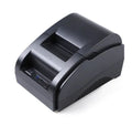 58mm black Bluetooth thermal receipt printer for desktop use in supermarket or takeout