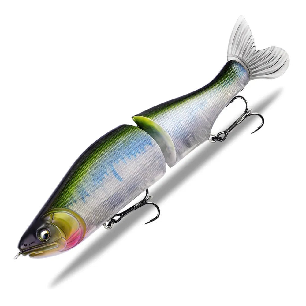185mm plastic fishing lure for bass fishing available in 15 colour options
