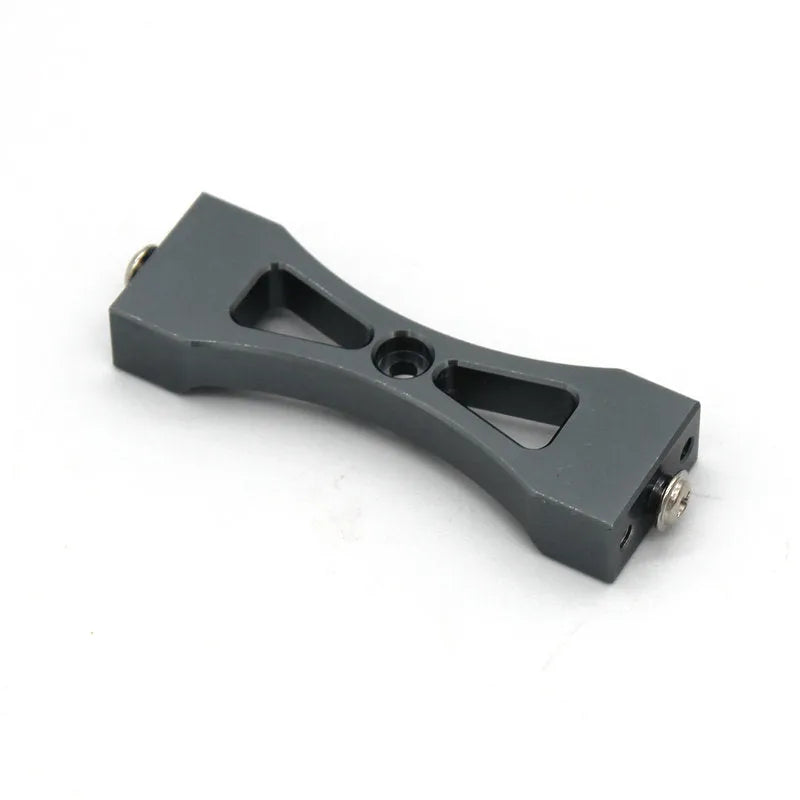 Alloy grey military RC car metal accessories set with black tyres