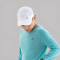 Mesh quick-dry lightweight sports cap with laser-cut ventilation in multiple colours
