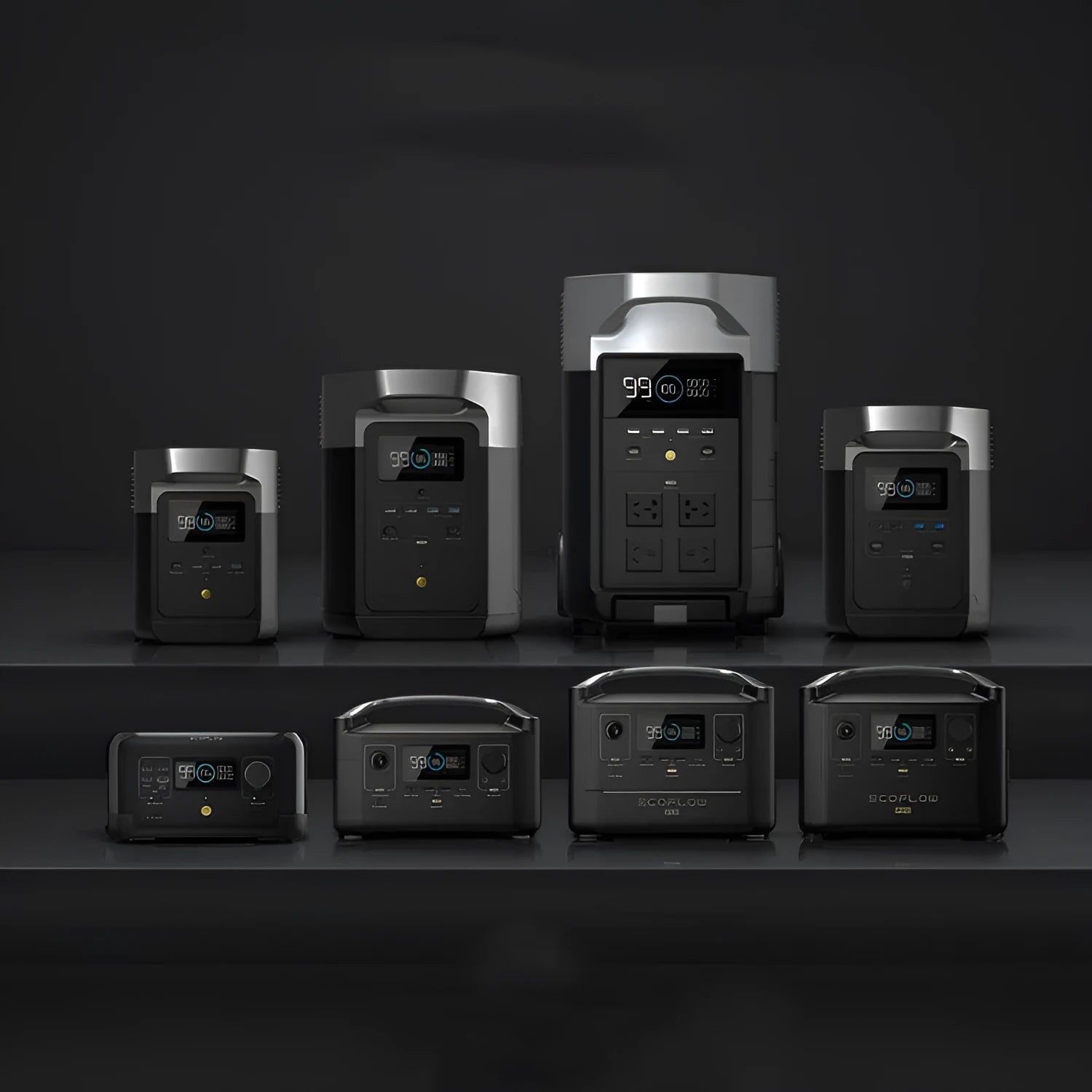 Rui Pro 720Wh portable power station with multiple output ports on the front panel.