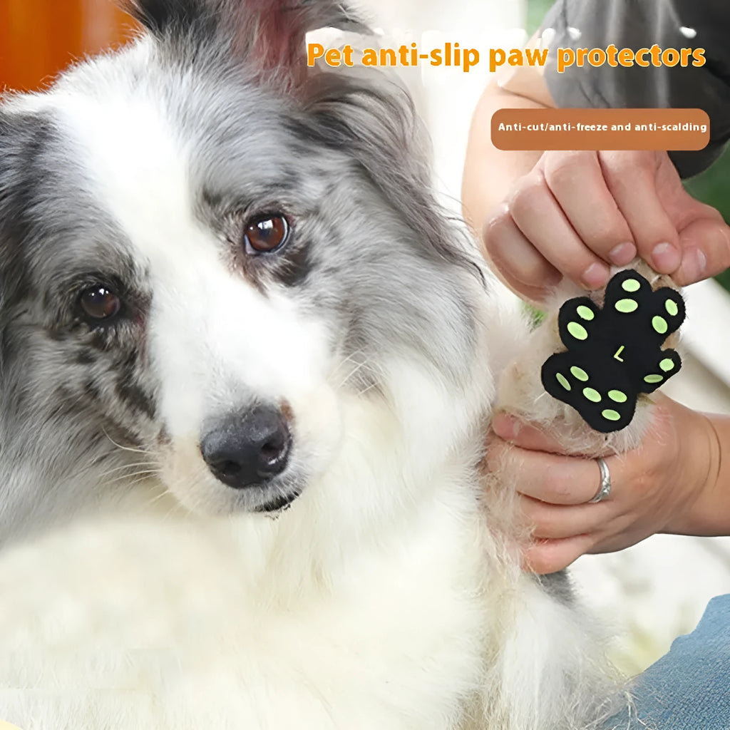 Breathable invisible claw pad foot stickers for dog paw protection in silicone cloth material