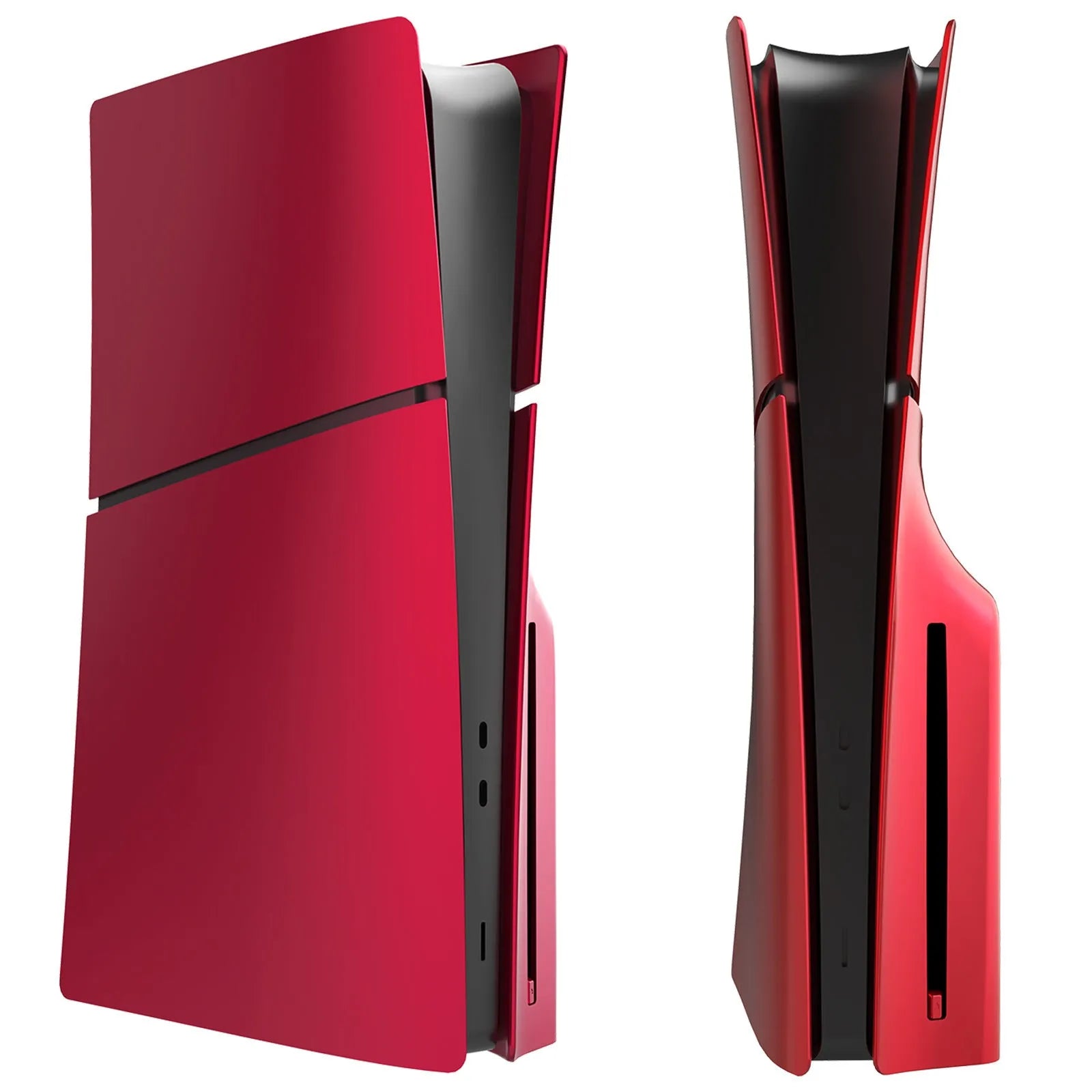 PS5 Slim replacement shell in ABS plastic, shown in Digital Cobalt Crystal Blue colour.