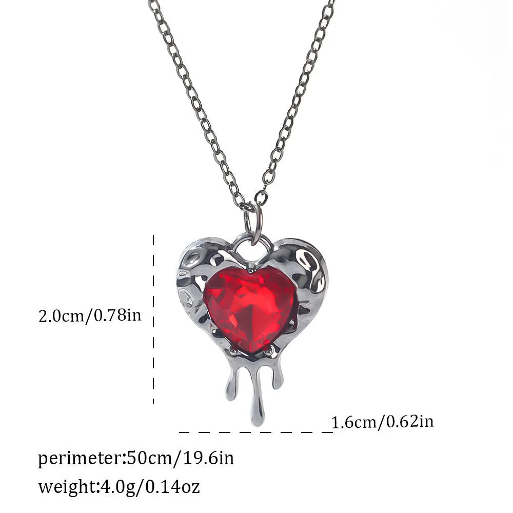 Dark style Halloween necklace with spider and bat pendant designs in electroplated zinc alloy