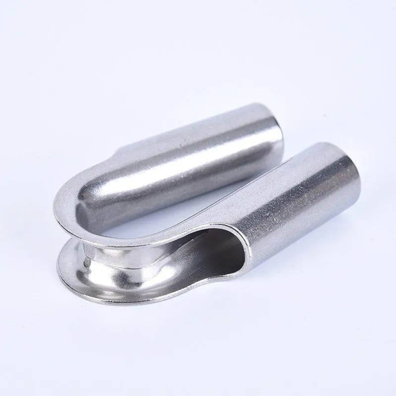 Stainless steel tubular chicken heart ring round sleeve ring in multiple tube specifications