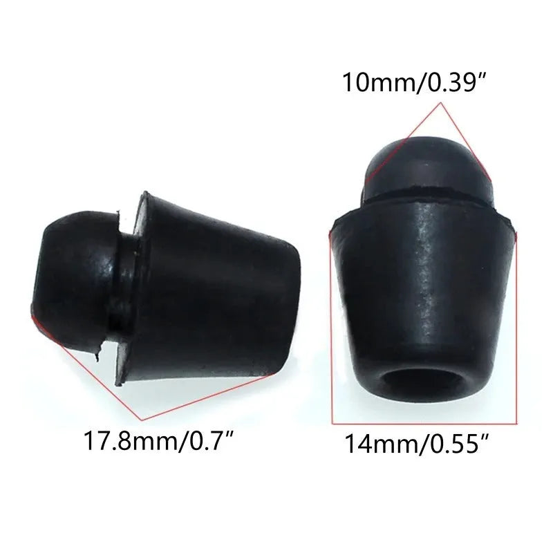10-piece set of rubber automobile buckles for shock absorption and trim installation