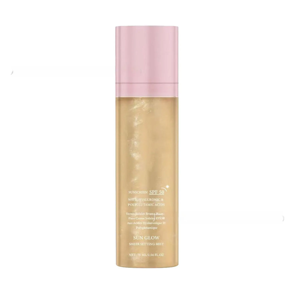 75ml bottle of moisturising makeup setting and toning spray on a white background.