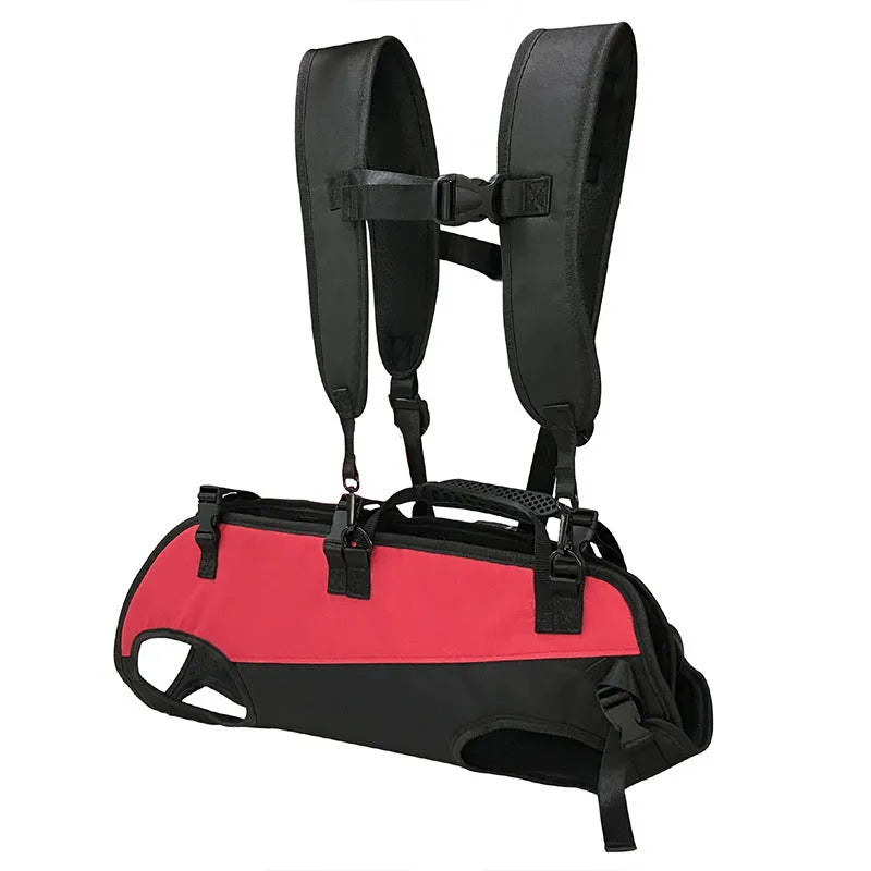 Soft Oxford cloth pet backpack stretcher in multiple colours and sizes for outdoor use