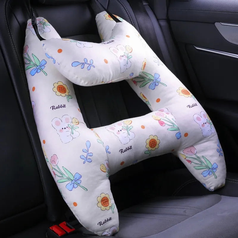 55x70cm car headrest pillow with pearl cotton filling in various pattern options