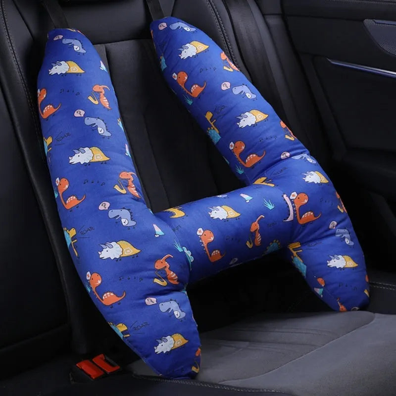 55x70cm car headrest pillow with pearl cotton filling in various pattern options