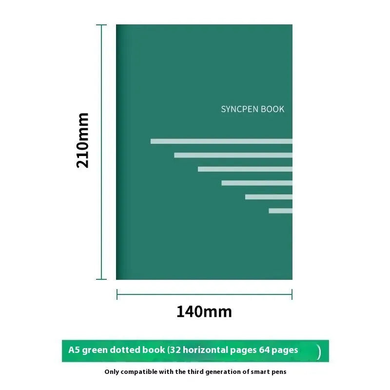 Zodiac Forest loose spiral notebook filling paper core with 64 pages and nine writing refills