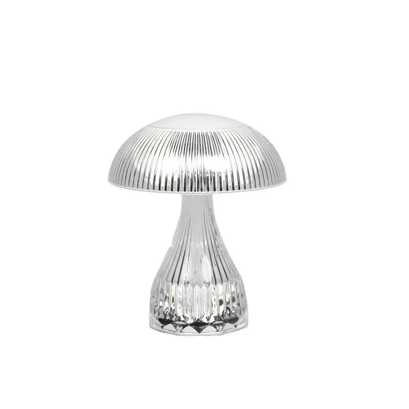 USB rechargeable three-colour changing table lamp with acrylic body