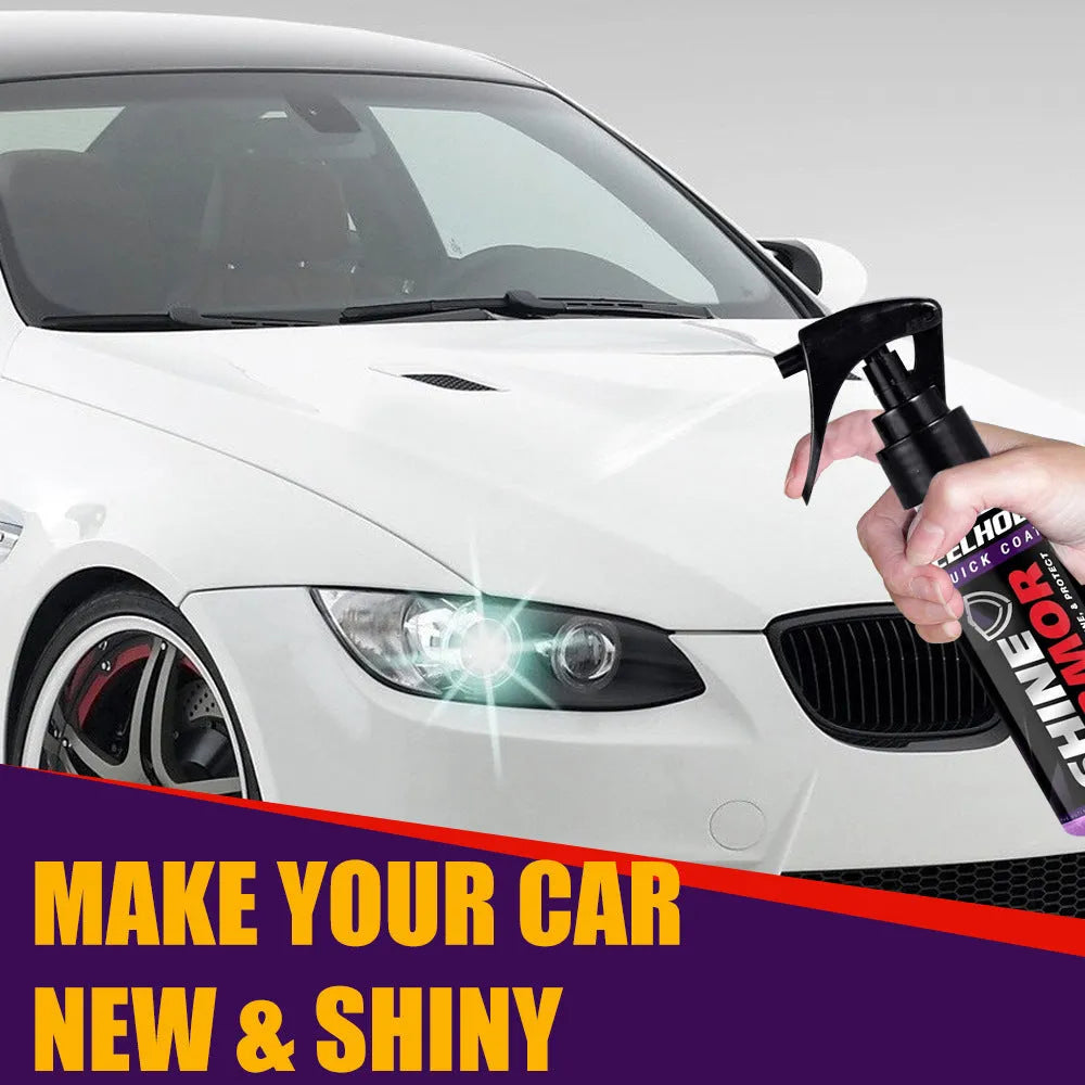 Purple microplated crystal car coating spray bottle in 30ml and 100ml sizes
